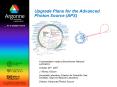Upgrade Plans for the Advanced Photon Source (APS) PowerPoint PPT Presentation