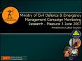 Ministry of Civil Defence PowerPoint PPT Presentation