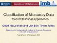 Classification of Microarray Data - Recent Statistical Approaches PowerPoint PPT Presentation