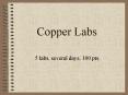 Copper Labs PowerPoint PPT Presentation