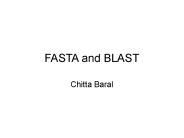 FASTA and BLAST
