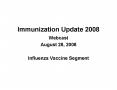 Immunization Update 2008 PowerPoint PPT Presentation