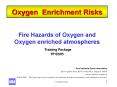 Fire Hazards of Oxygen and Oxygen enriched atmospheres Training Package TP 0205 PowerPoint PPT Presentation
