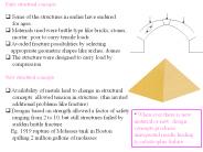 Early structural concepts