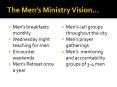 The Mens Ministry Vision PowerPoint PPT Presentation