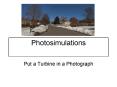 Photosimulations PowerPoint PPT Presentation