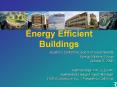 Energy Efficient Buildings PowerPoint PPT Presentation