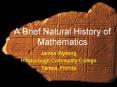 A Brief Natural History of Mathematics PowerPoint PPT Presentation