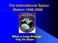 The International Space Station 19462006 PowerPoint PPT Presentation
