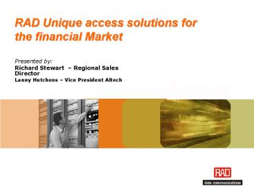 Richard Stewart Regional Sales Director