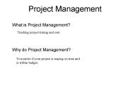 Project Management