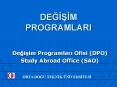 DEGISIM PROGRAMLARI PowerPoint PPT Presentation