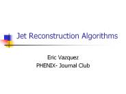 Jet Reconstruction Algorithms