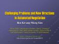 Challenging Problems and New Directions in Automated Negotiation PowerPoint PPT Presentation