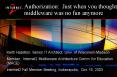 Authorization: Just when you thought middleware was no fun anymore PowerPoint PPT Presentation
