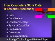 How Computers Store Data (Files and Directories)