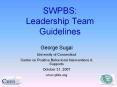 SWPBS:%20Leadership%20Team%20Guidelines PowerPoint PPT Presentation