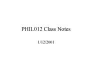 PHIL012 Class Notes