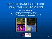 BACK TO BASICS: GETTING REAL WITH ELEARNING