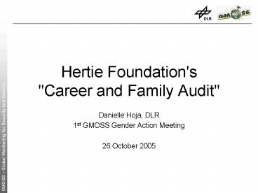 Hertie Foundation's 