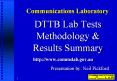DTTB%20Lab%20Tests%20Methodology%20 PowerPoint PPT Presentation