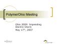 Ohio 2009: Impending Electric Storm PowerPoint PPT Presentation