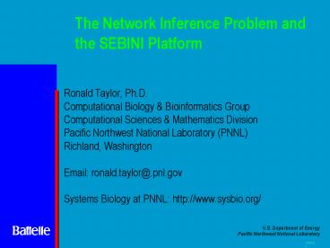 Ronald Taylor, Ph.D.