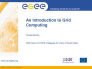 An Introduction to Grid Computing