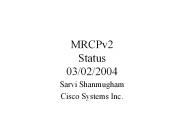 MRCPv2%20Status%2003/02/2004