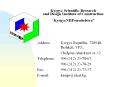 Kyrgyz Scientific-Research and Design Institute of Construction  PowerPoint PPT Presentation