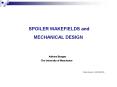SPOILER WAKEFIELDS and            MECHANICAL DESIGN PowerPoint PPT Presentation