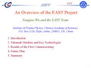 An Overview of the EAST Project