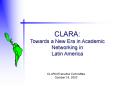 REUNA2:  The Chilean BroadBand Network PowerPoint PPT Presentation