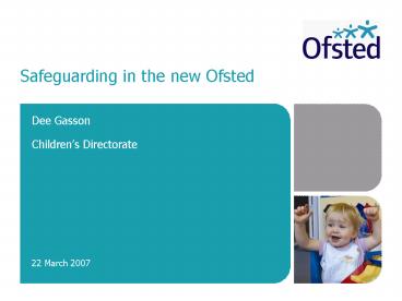 Safeguarding in the new Ofsted