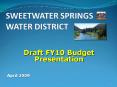 SWEETWATER SPRINGS WATER DISTRICT PowerPoint PPT Presentation