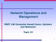 Network Operations and Management PowerPoint PPT Presentation