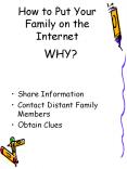 How to Put Your Family on the Internet PowerPoint PPT Presentation