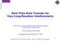 Real Time Data Transfer for Very Long Baseline Interferometry PowerPoint PPT Presentation