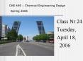 CHE 448  PowerPoint PPT Presentation