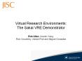 Virtual Research Environments: The Sakai VRE Demonstrator PowerPoint PPT Presentation
