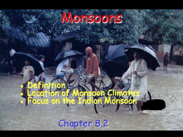 Monsoons