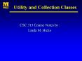 Utility and Collection Classes PowerPoint PPT Presentation