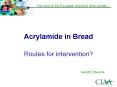 Acrylamide in Bread PowerPoint PPT Presentation