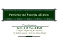 Partnering and Strategic Alliances PowerPoint PPT Presentation