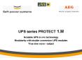 UPS series PROTECT 1.M PowerPoint PPT Presentation