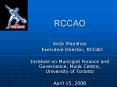 RCCAO PowerPoint PPT Presentation