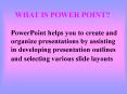 PowerPoint helps you to create and organize presentations by assisting in developing presentation ou PowerPoint PPT Presentation
