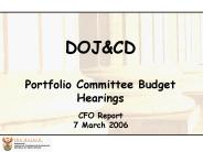 CFO Report