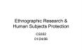 Ethnographic Research PowerPoint PPT Presentation
