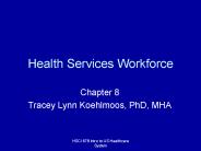 Health Services Workforce